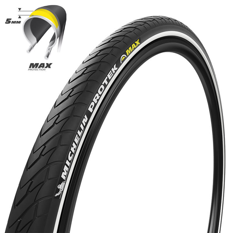 Tire 20x2.2 PROTEK MAX Tube Type Rigid Black/Reflective