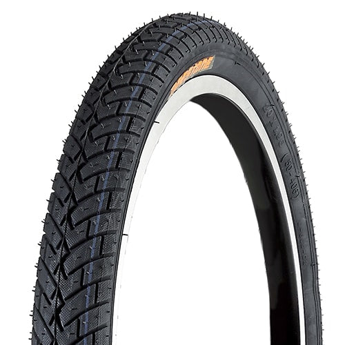 Pneu 12x1/2x2.1/4 DEVIL 27TPI Tube Type Rigide Noir BMX 62-203
