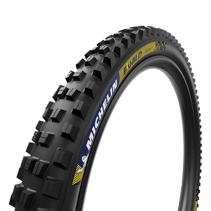 Pneu Michelin E-WILD 29x2,60 Avant 4x55TPI TLR Bleu/Jaune Racing Line