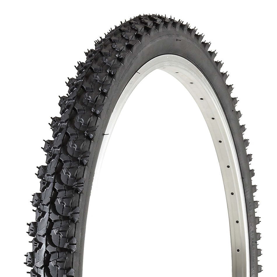 Pneu 26x1,95 VTT CLASSIQUE H-518 27TPI Type Tube Rigide Noir