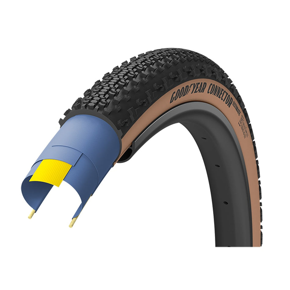650x50 CONNECTOR Tubeless Complete Tire Black/Para