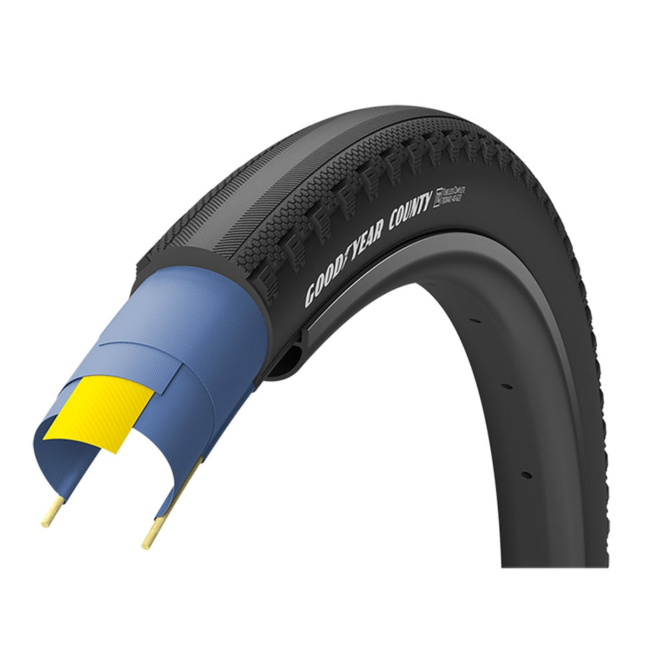 Tire 700x40 COUNTY Tubeless Ready Black
