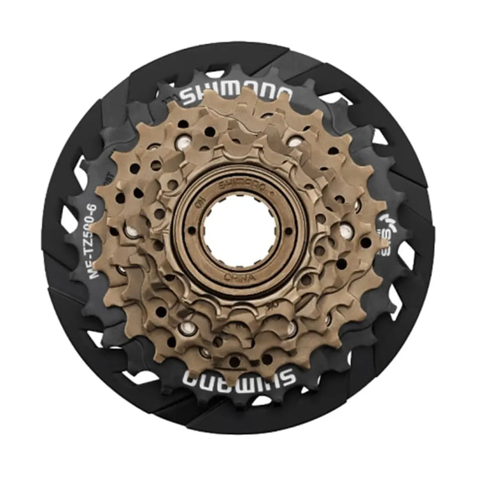 SHIMANO - Ruota Libera a Filetto TZ500 6V x 14/28 Denti Brunito (OEM)