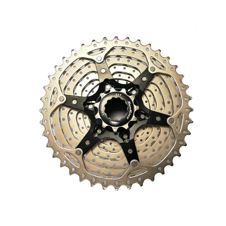 MTB 10-Speed Cassette 11/40 Teeth Silver Steel - SHIMANO Freehub Body