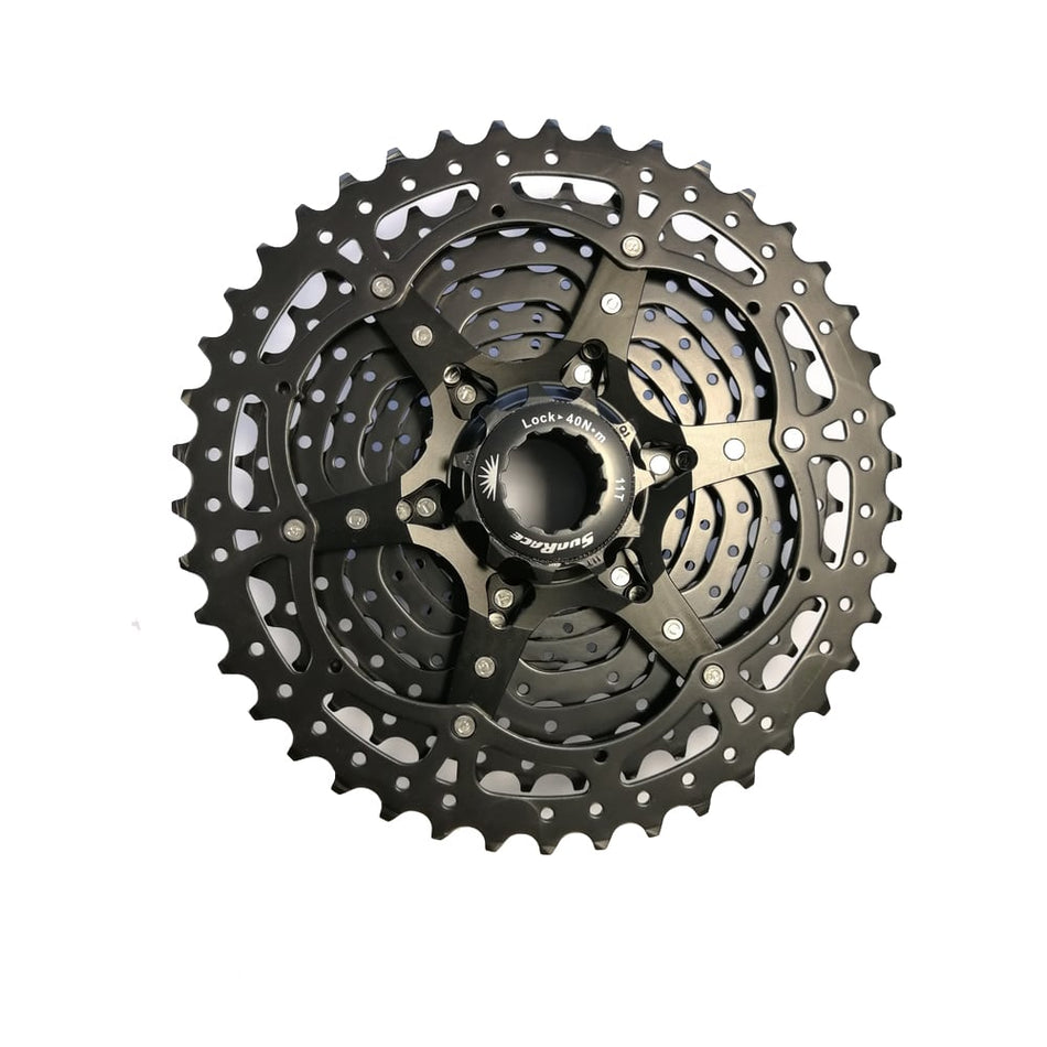 MTB 10-Speed Cassette 11/42 Teeth Black Steel - SHIMANO Freehub Body