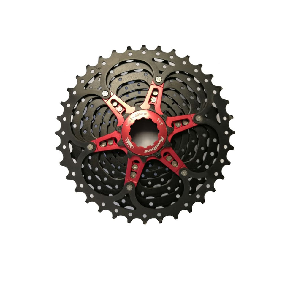 MTB 10-Speed Cassette 11/36 Teeth Black Aluminum - SHIMANO Freehub Body