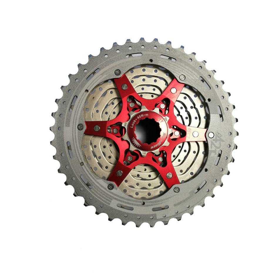 MTB 11-Speed Cassette 11/42 Teeth Silver Aluminum - SHIMANO Freehub Body