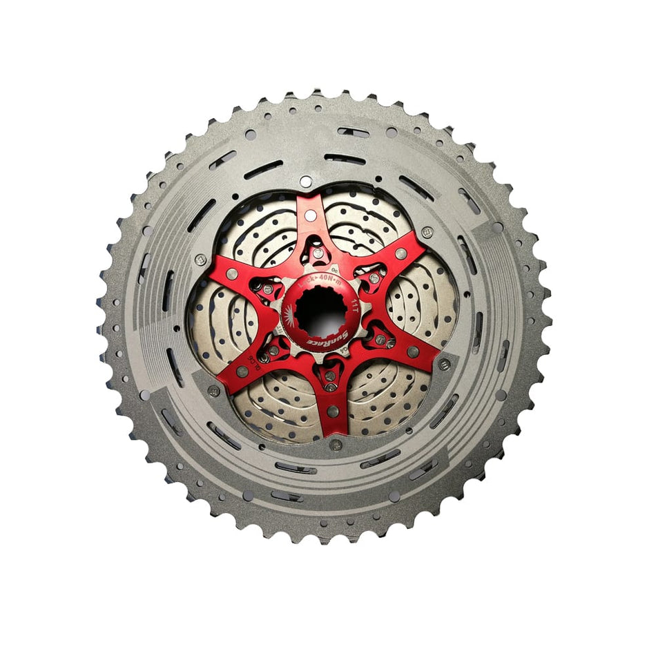 MTB Cassette 12V x 11/50 Teeth in Silver Aluminum - SHIMANO Body