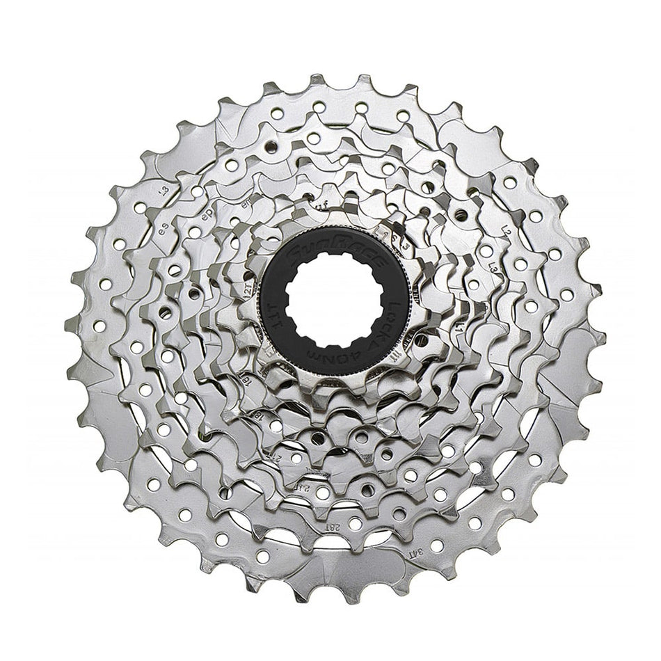 ROAD Cassette 8V x 11/34 Teeth in Nickel/Steel Silver (OEM)