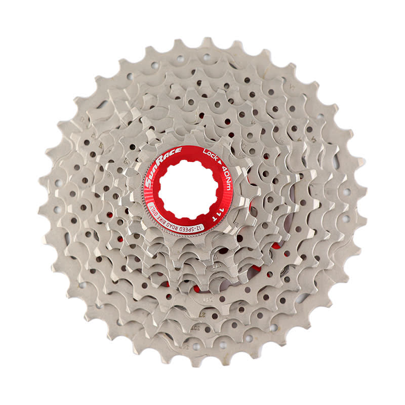ROAD Cassette 12V x 11/36 Teeth Silver - SHIMANO HG Body