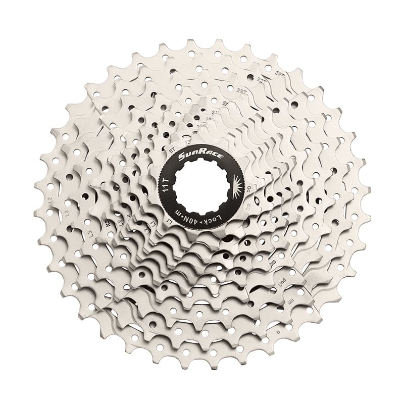MTB Cassette 10V x 11/36 Teeth in Steel Silver - SHIMANO Body