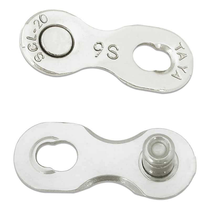 9-Speed Silver Chain Connector with SIGMA+ Openable Connector (2 Sets)