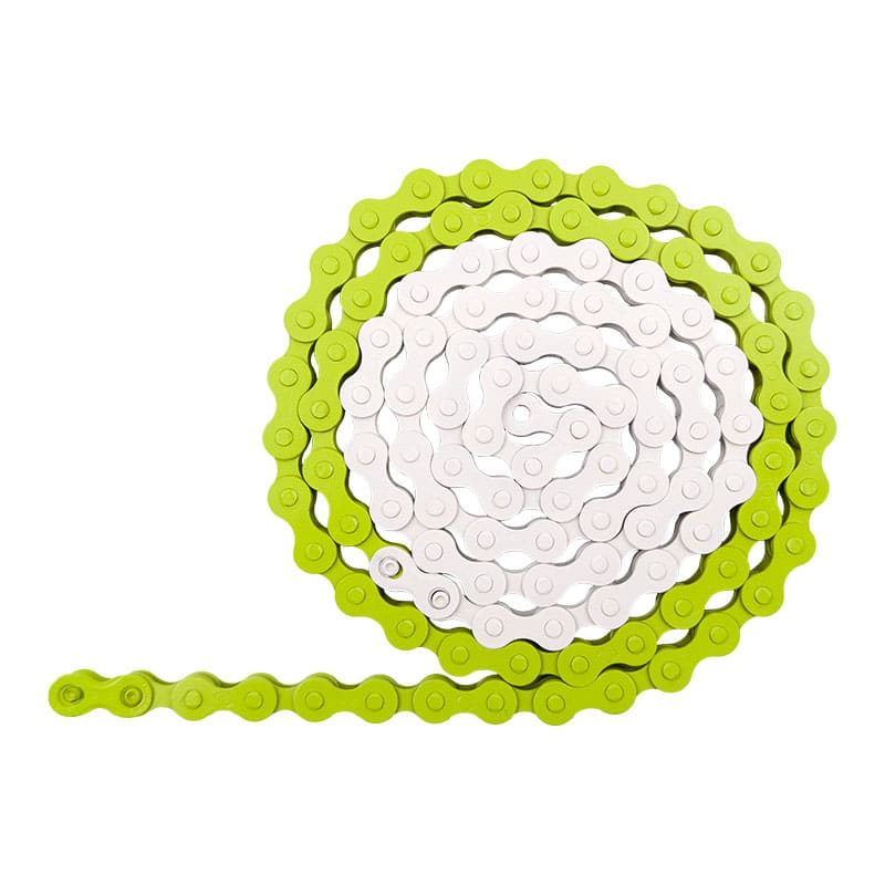 1-Speed 112 Links White/Green FIXED Chain Master Links (1 Set)
