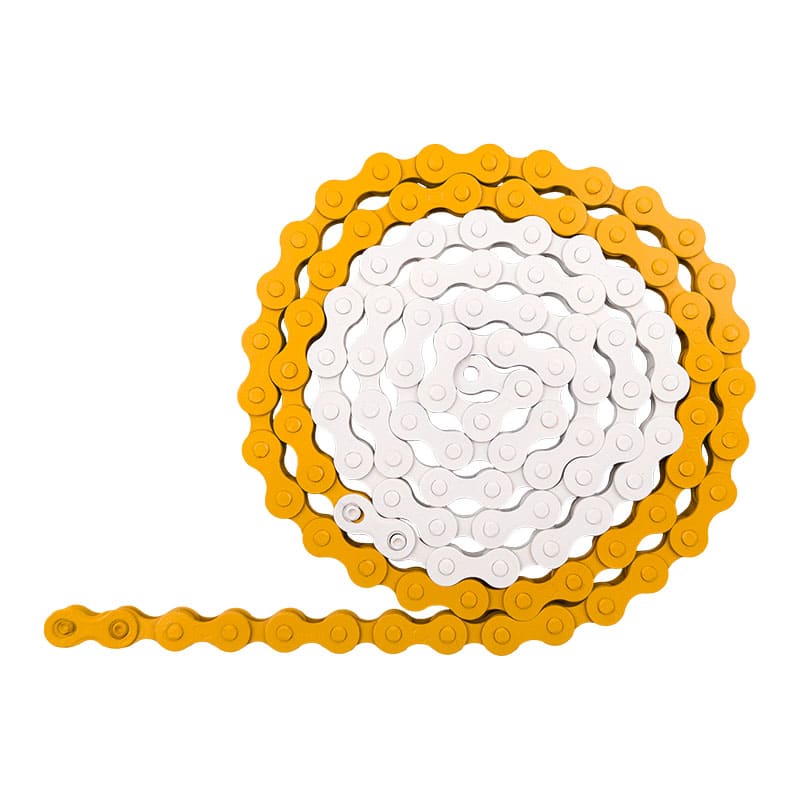 1-Speed 112 Links White/Orange FIXED Chain Master Links (1 Set)