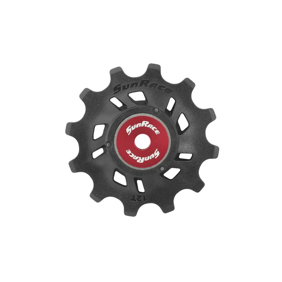 Puleggia Cambio SRAM EAGLE 12D Nero/Rosso con Cuscinetti a Sfere