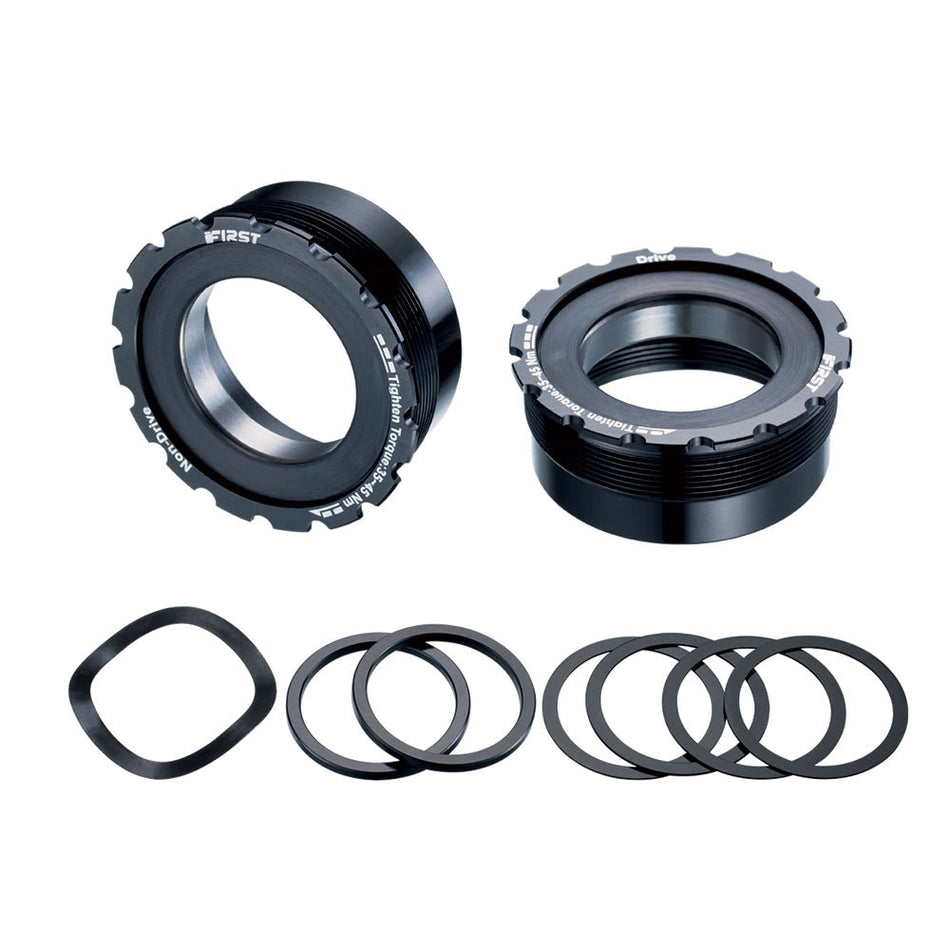 Bottom Bracket Cups 30mm PRESS FIT Black