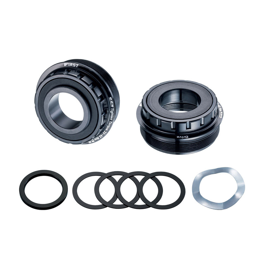External Bottom Bracket Cups with 24/22mm SRAM Spindle x 47mm