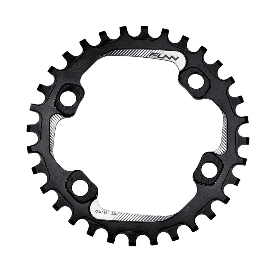 SOLO 96 Chainring 30 Teeth in 7075 CNC Aluminum Black - BCD 96mm