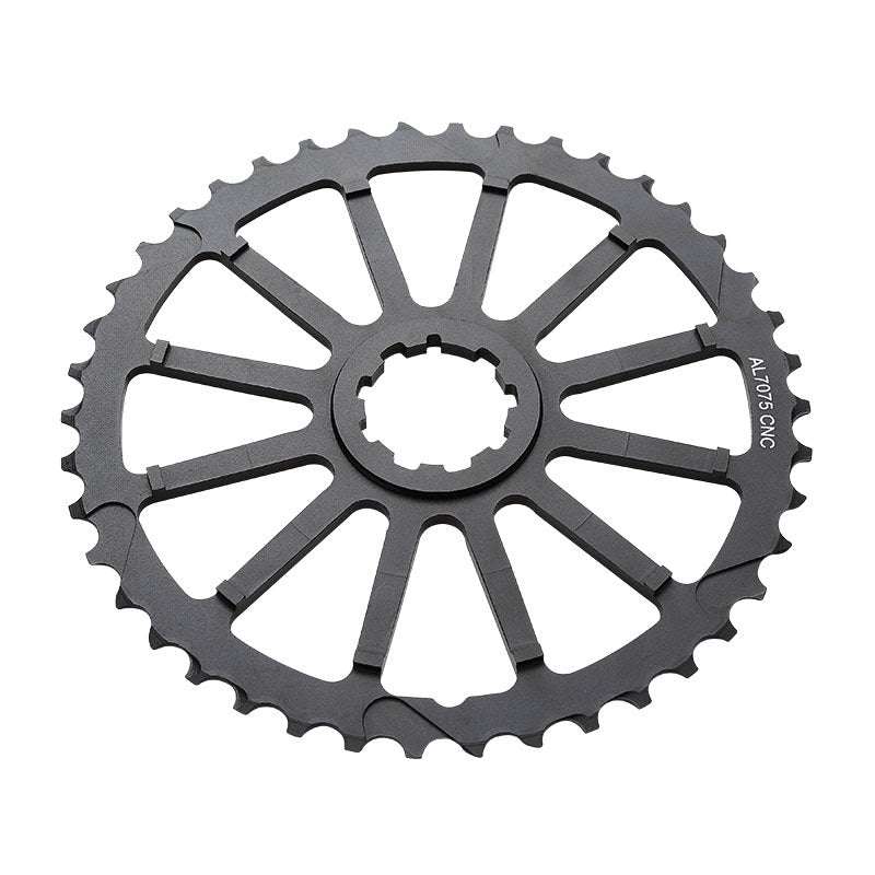Couronne Simple Arrière Agrandie 40 Dents Noir pour SRAM/SHIMANO