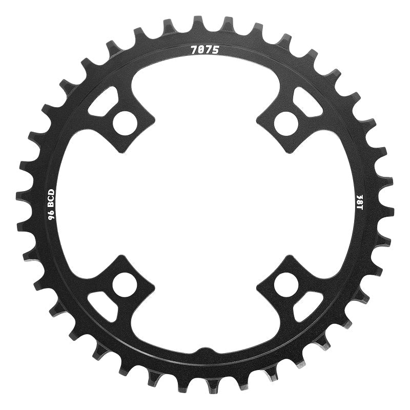 Single Chainring 38 Teeth - BCD 96mm Black for Crankset (305850640)