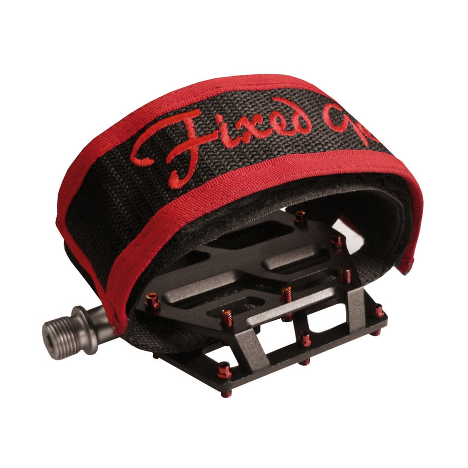 FIXED Toe Clips in Red Cordura
