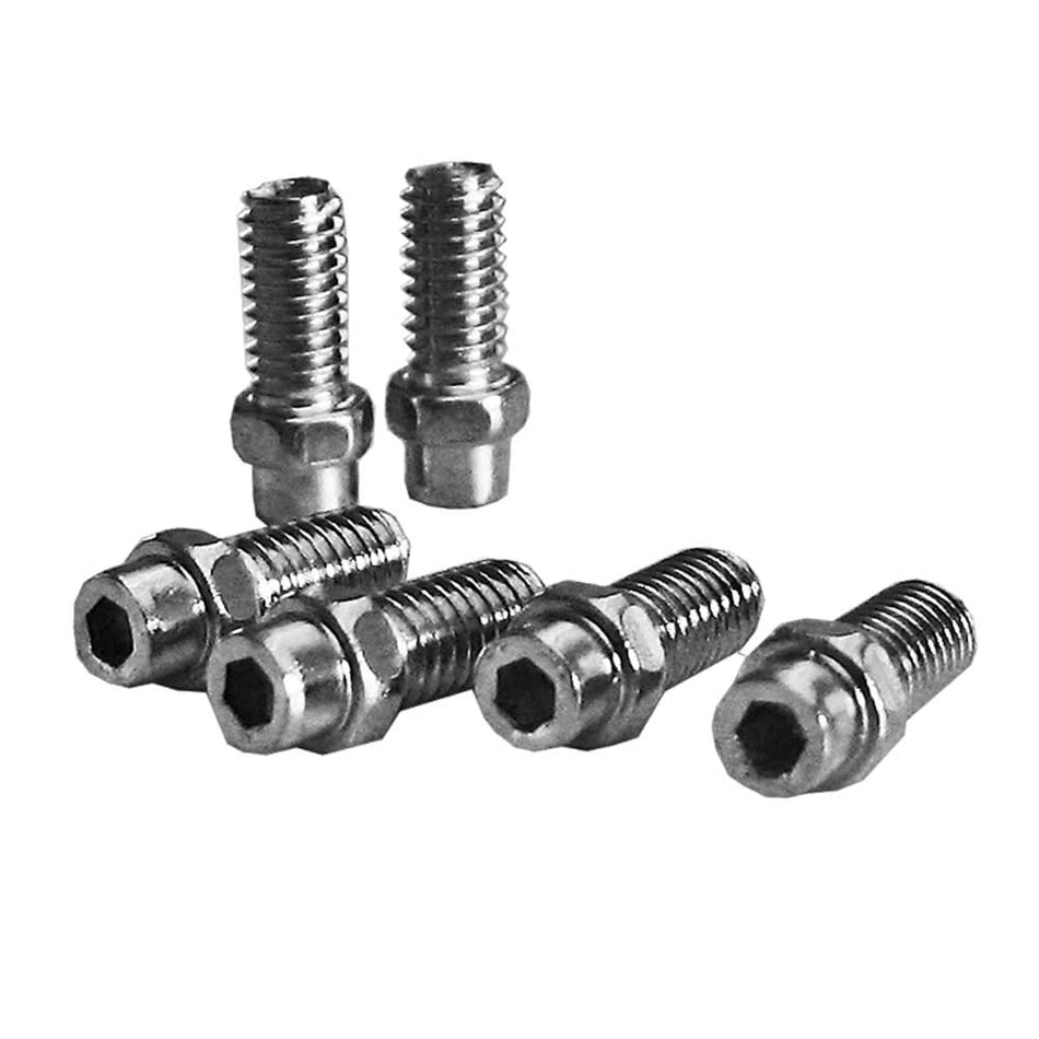 Pedal Pins (KIT) FREERIDER 4mm in Silver Aluminum - 40 Pieces