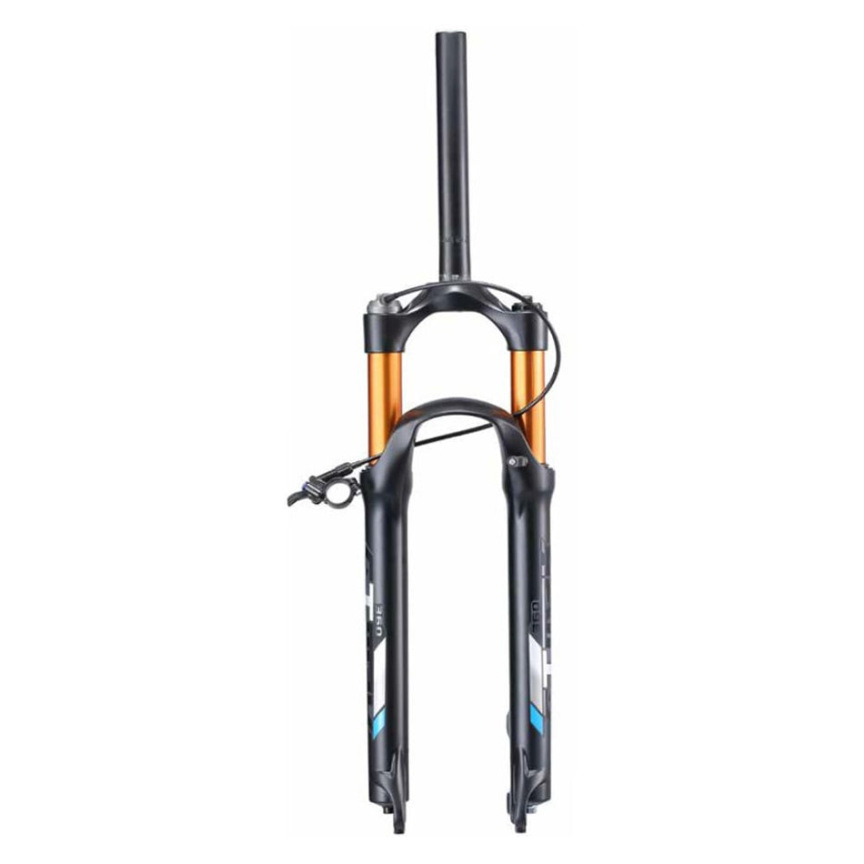 Forcella Ammortizzata a Molla 27,5" 360A MTB Steli Oro - Disco - Nera