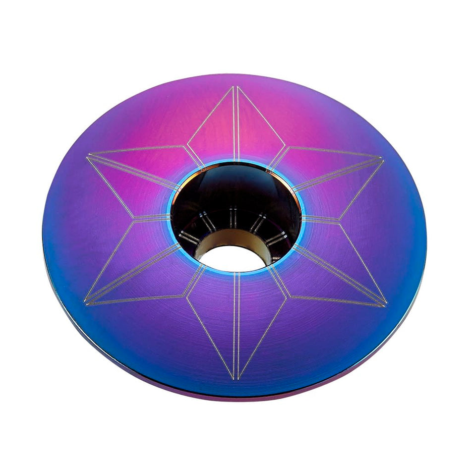 Bouchon STAR CAPZ en Aluminium Anodisé Oil Slick