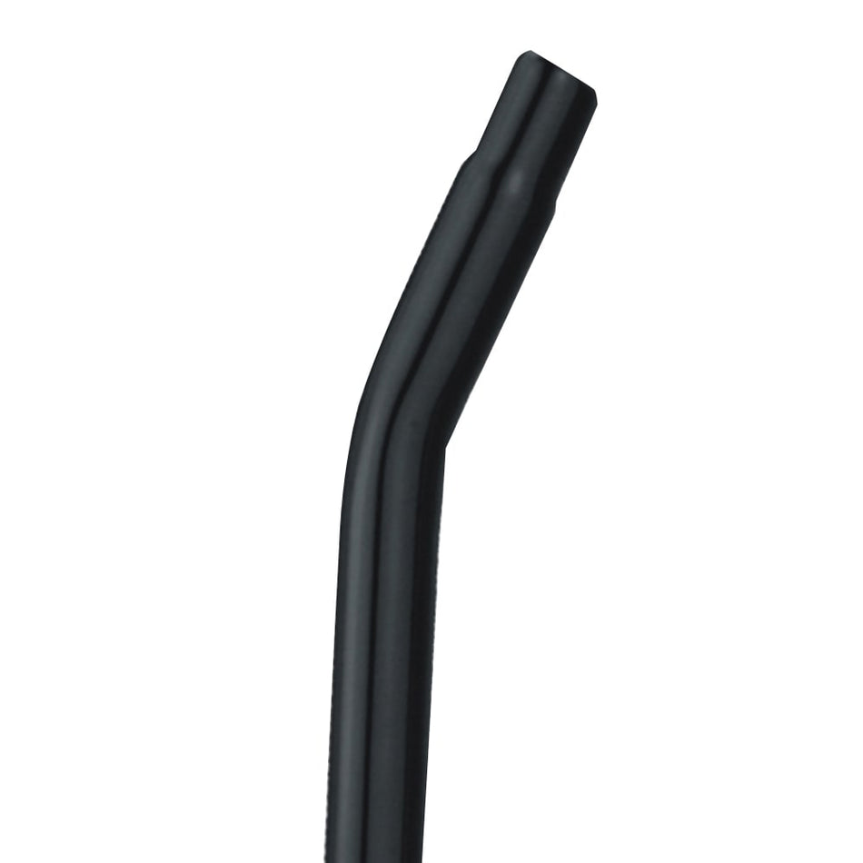 Tige de Selle 27,2x350mm BMX FREESTYLE en Acier Noir - Décalage : 15mm