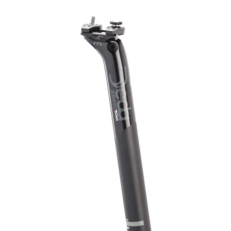 Tige de Selle 27,2x350mm ZERO100 Finition Black on Black Décalage : 12mm