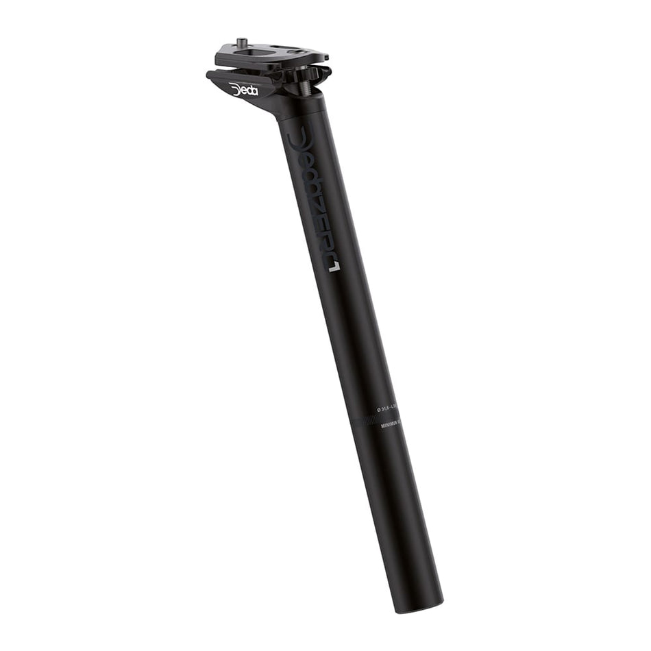 Tige de selle 31,6x350mm ZERO1 Finition Black on Black Décalage : 20mm