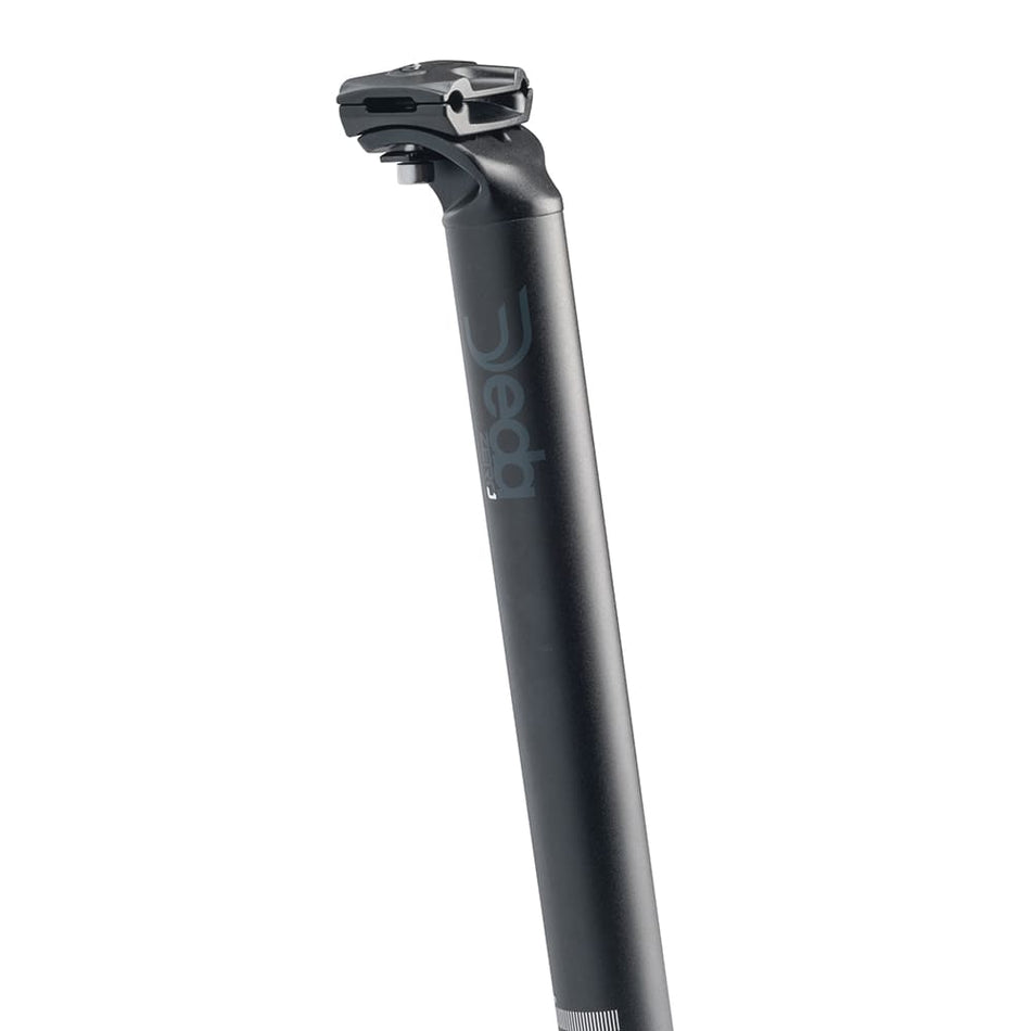 Tige de selle 31,6x350mm ZERO Finition Black on Black Décalage : 18mm