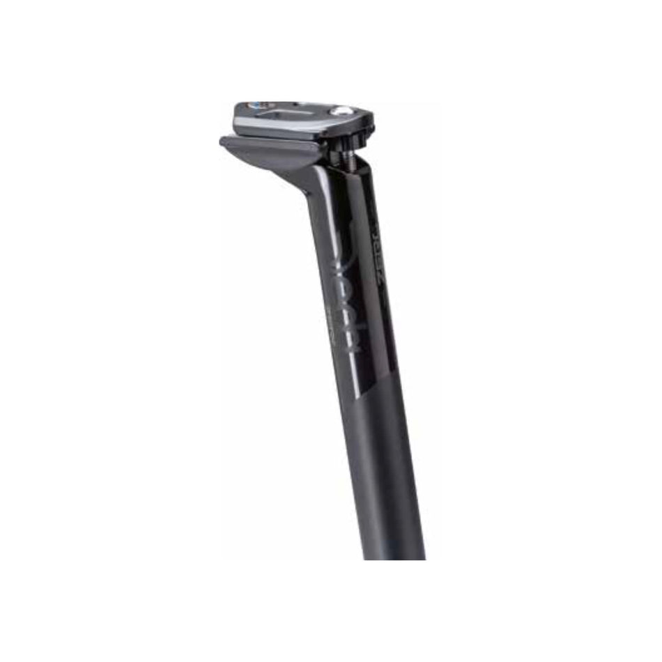 Tige de selle 27,2x350mm ZERO2 Finition Polish on Black Décalage : 21mm