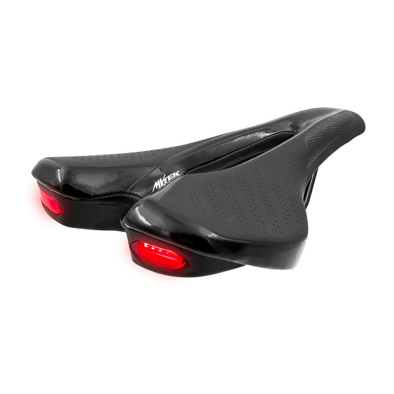 MTB Saddle 155x255 with Rear Light USB Rechargeable