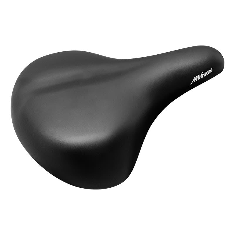 CITY BIKE Saddle 28" 265x210mm with Clamp and Soft Padding Black