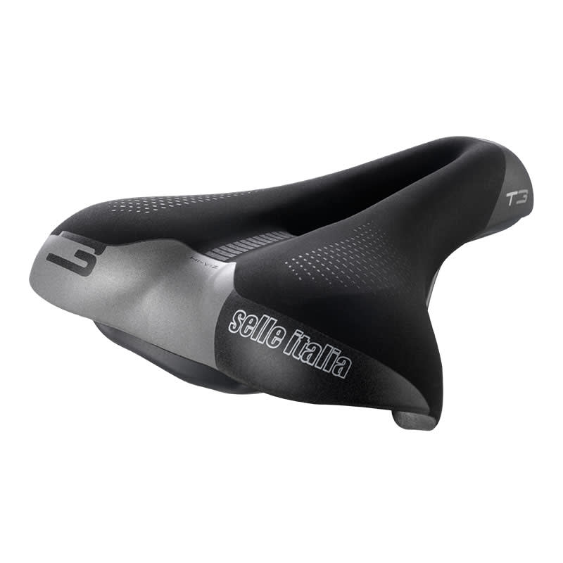 Saddle 210x267mm T3 (S2) Gel Flow Black - 480gr