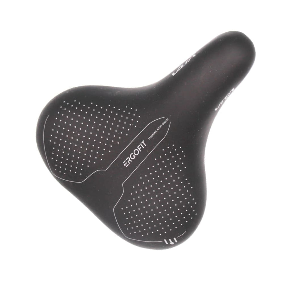Saddle ERGOFIT 260x220mm Unisex Cream with Clamp - 370gr