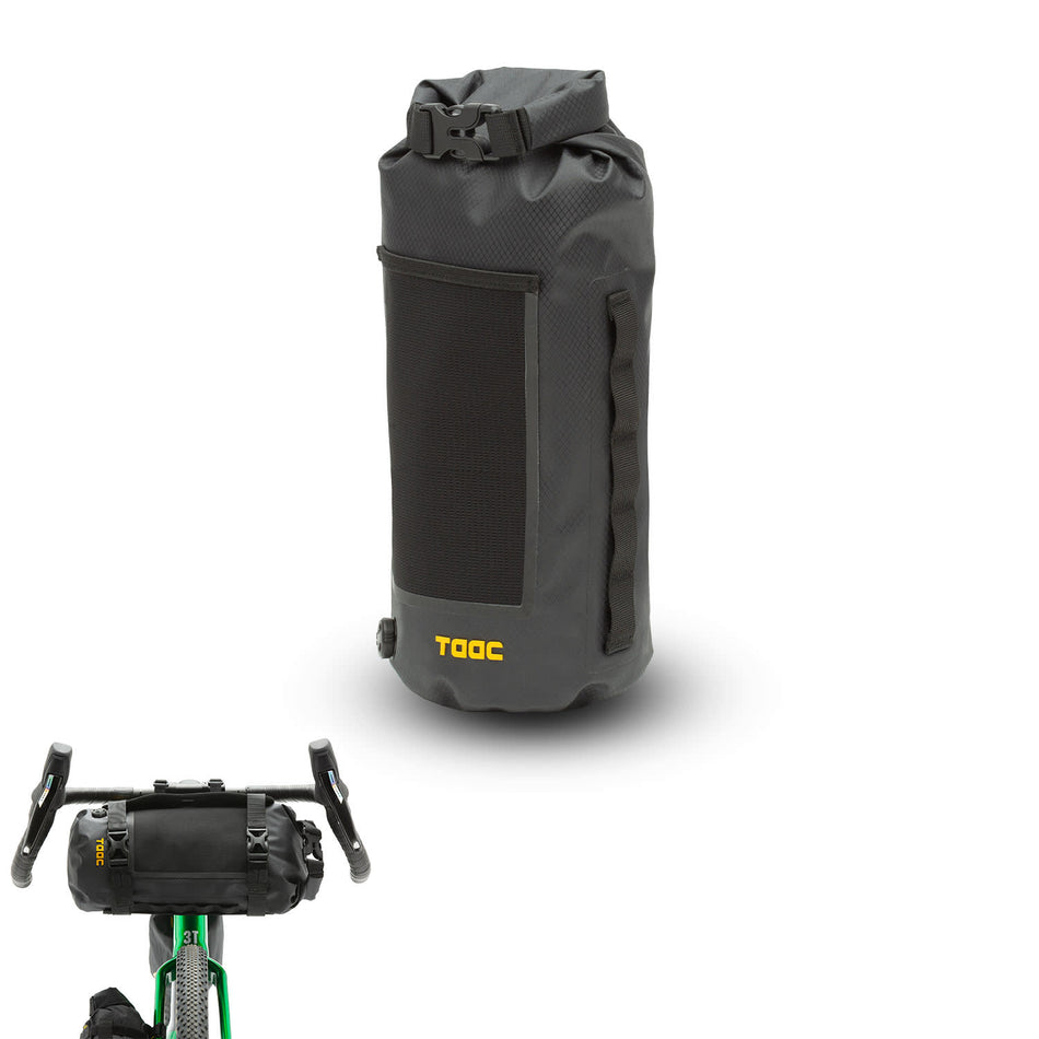 Sacoche Gravel ROULÉE DE GUIDON PAAC 6L Noir