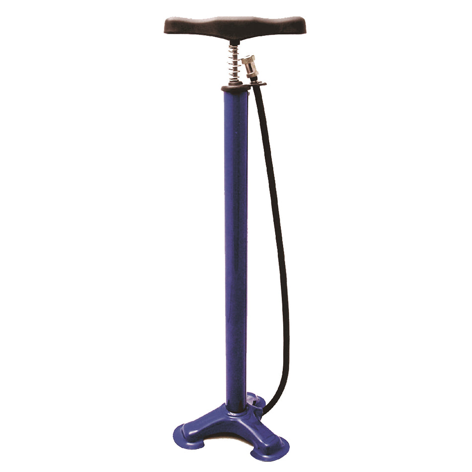 Pompe atelier N° 4 en fer 35x630mm bleu
