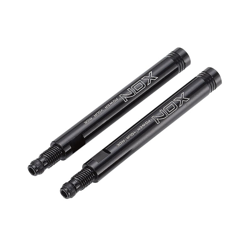 Valve Extension Length: 50mm CNC Aluminum 6061 Black (2 Pieces)