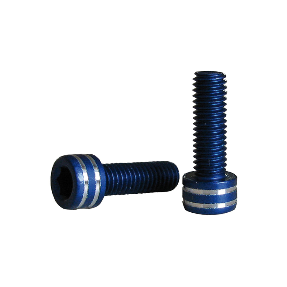 Vis porte-gourde M5x15mm (2 pièces) Bleu