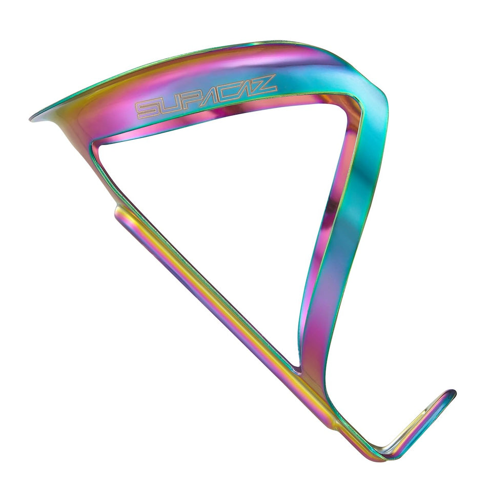 FLY CAGE Bottle Cage in Oil Slick Anodized Aluminum 18g