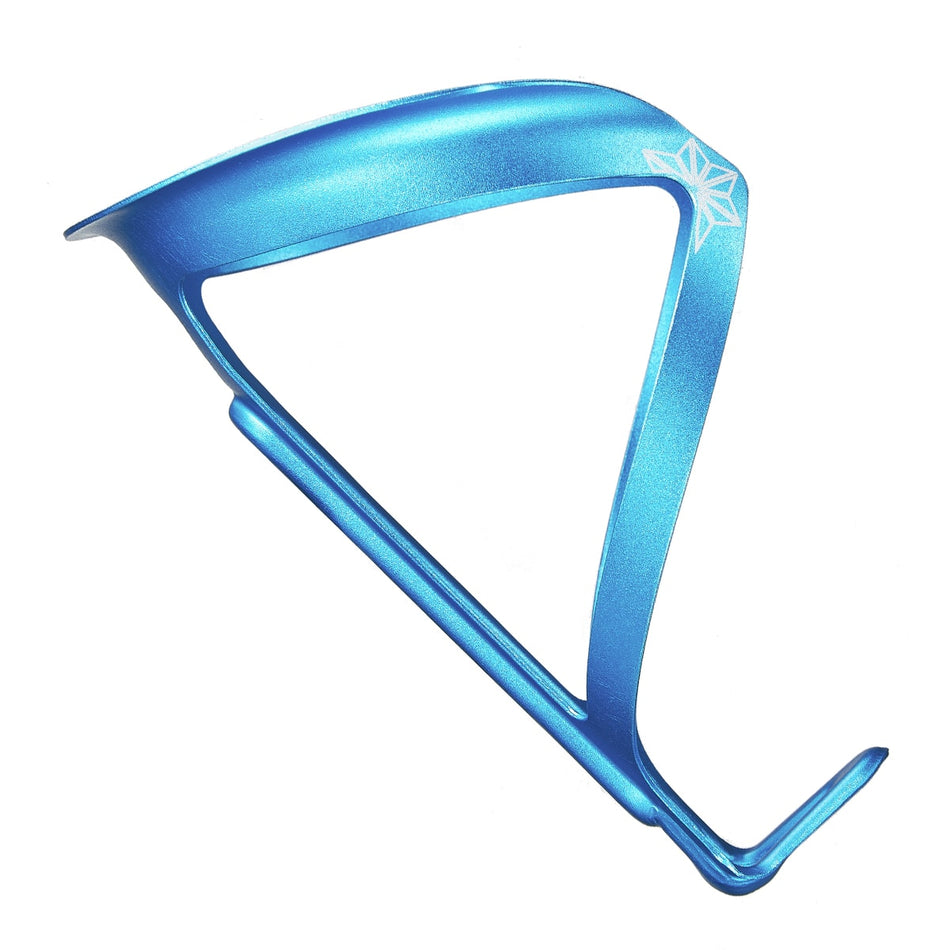 FLY CAGE Bottle Cage in Aqua Blue Anodized Aluminum 18g