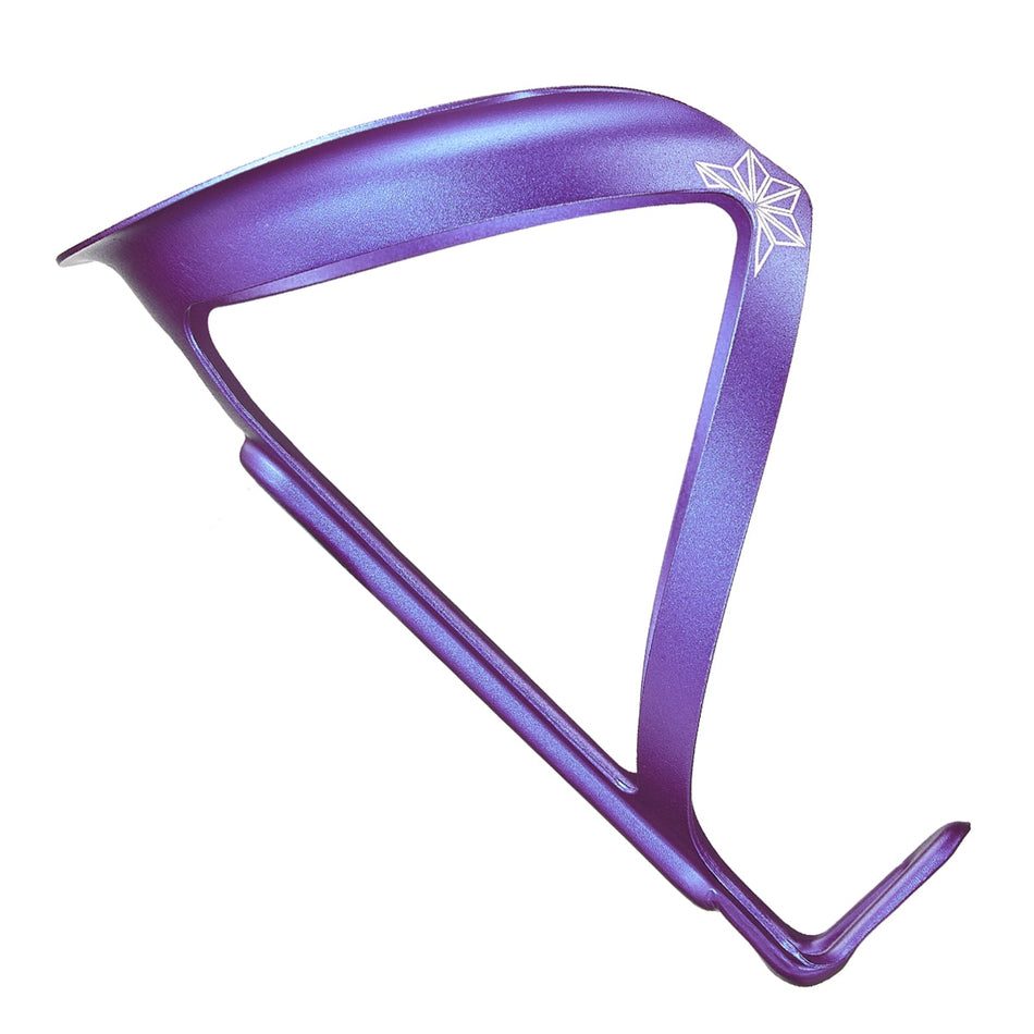 FLY CAGE Bottle Cage in Purple Anodized Aluminum 18g