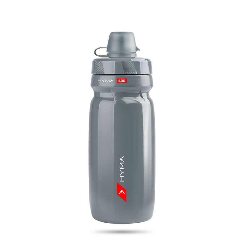 HYMA Bottle 600ml Gray with Cap Protection Cover