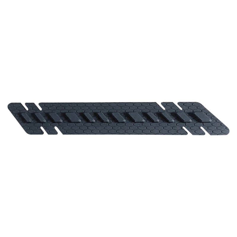Batticatena Adesiva Nero 240x41mm in Silicone