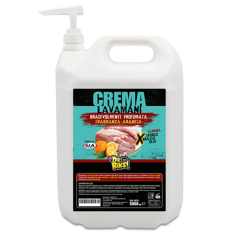 DR.BIKE HYGIENE - Hand Cream - Orange Scent - 5lt
