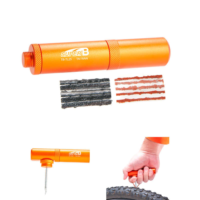 KIT réparation tubeless : 10 bandes + 1 poinçon