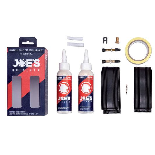 KIT de conversión universal de JoeS 40mm para Ruedas + Válvula PRESTA
