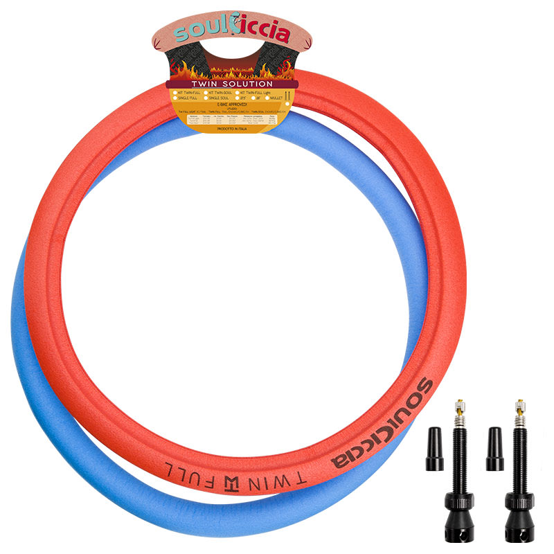 SOULCICCIA (KIT) 27.5"x45mm Twin Full (2 Pieces) + 2 TBL Valves